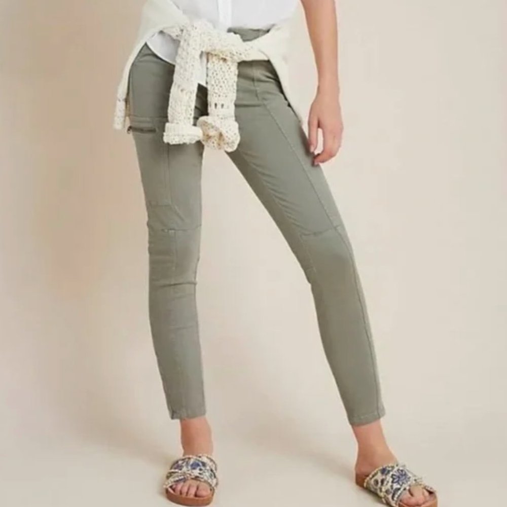 Anthropologie Sage Green Cargo Pant size 30